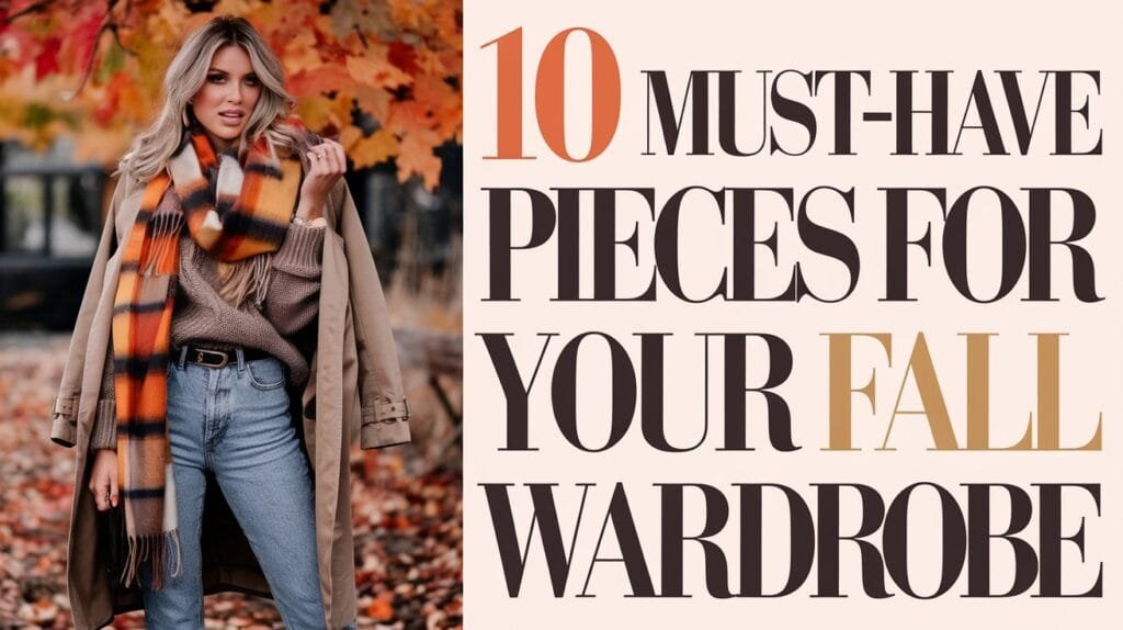 10 Must-Have Pieces for Your Fall Wardrobe