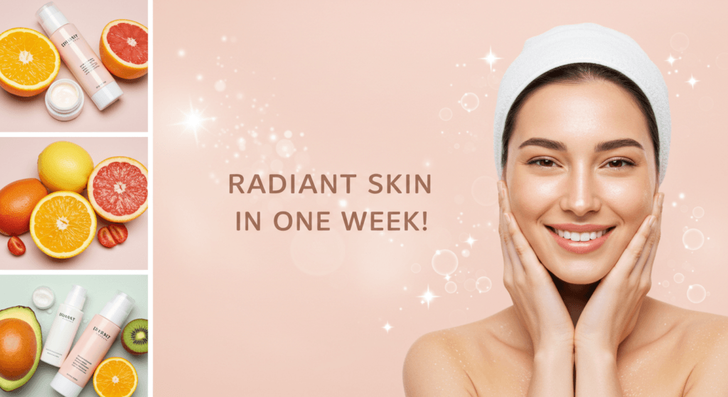 Glow Up Fast: 7 Days to Radiant Skin